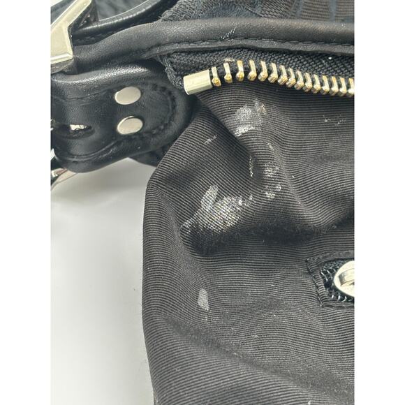 Y2K Vtg Old Coach Legacy Bleecker Duffle Sig Canvas Black Shoulder Bag #25380 - Picture 9 of 9